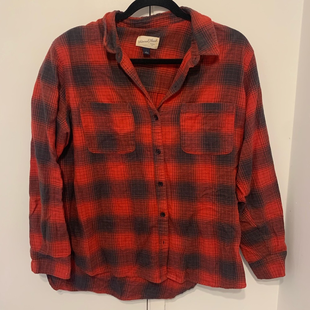 Universal Thread, red flannel, size large!